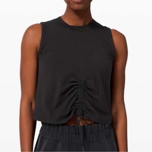 BEIGE lululemon cinched tie tank top size 4!!!!